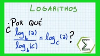 CAMBIO DE BASE en los logaritmos  CURSO de LOGARITMOS Clase 6 [upl. by Bollinger756]