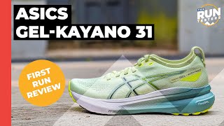 Asics GelKayano 31 First Run Review  Minor updates to the cushioned stability favourite [upl. by Latnahs]