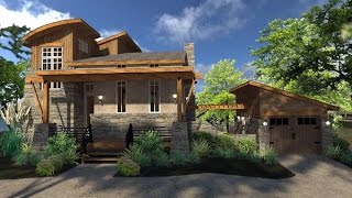 Modern House Plan 75140 at FamilyHomePlanscom [upl. by Nattirb]