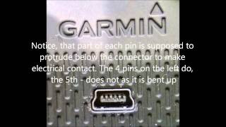 Garmin 1490 LMT GPS Power Off USB Cable Shut Down Issue THE CAUSE [upl. by Nivag20]