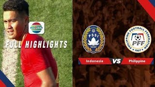 Highlights Merlion Cup 2019 Timnas Indonesia U23 Vs Filipina 50 [upl. by Joslyn]