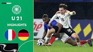 Double lead gambled away  France vs Germany 12  Highlights  Under21 Friendly [upl. by Thorpe]