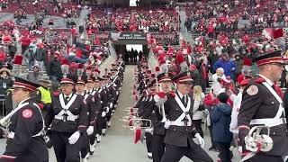 Ohio State Marching Band Ramp Entrance In The Snow  TBDBITL in 4K [upl. by Traci]