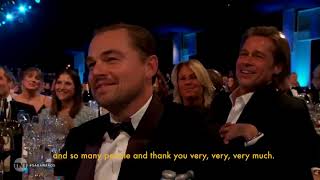 Joaquin funny speech at the SAGAWARDS about Leonardo Dicaprio and Christian Bale [upl. by Johnstone]