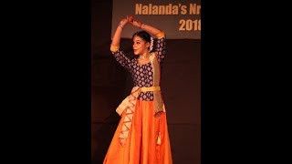 Kathak Solo by Minu Garu in Nalanda Dance Festival 2018 [upl. by Akila]