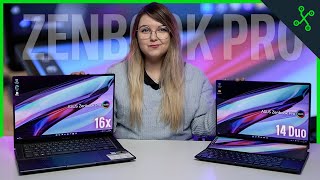 ASUS Zenbook Pro 14 Duo vs 16X OLED 💥 Perfectos para creadores y creativos [upl. by Sina52]