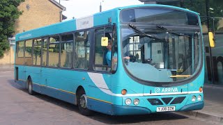 Fast Arriva Herts amp Essex VDL Wright Pulsar 3761 YJ08DZM on service 8 to Monkwick 170924 [upl. by Milo]