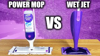 Swiffer PowerMop vs WetJet Comparison [upl. by Eseret]