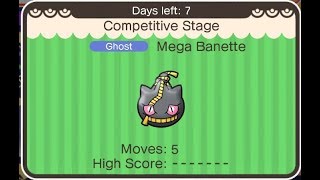 Pokemon Shuffle Mega Banette Competition [upl. by Oigufer]