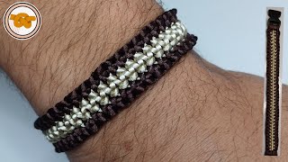 pulseira macrame masculina [upl. by Siblee]