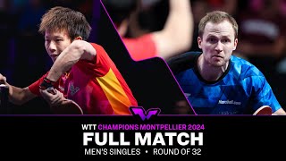 FULL MATCH  Lin Gaoyuan vs Benedikt Duda  MS R32  WTTMontpellier 2024 [upl. by Naie]