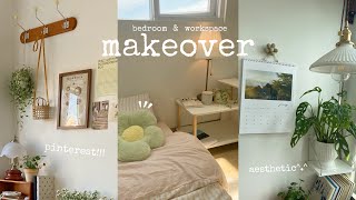 Aesthetic room makeover 2024🌷pinterest inspired🎁 [upl. by Akeim]