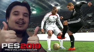 DRIBLES MAIS HUMILHANTES E REALISTAS DO PES 2019 [upl. by Leary]