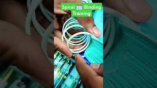 Spiral Binding at Home spiralbinding stampfactory shortvideo [upl. by Akihc]