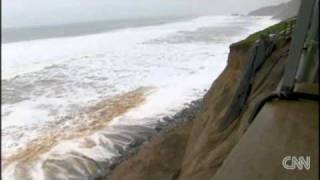 HOUSES ON THE CLIFFS EDGE FALLING INTO THE OCEAN [upl. by Eillo]