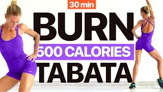 30 MIN FAT BURNING TABATA HIIT Workout  No Repeats [upl. by Waldo]