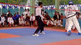 black belt sparring championship  65  70 Kg  ITF India Taekwondo [upl. by Griffith]