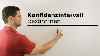 Konfidenzintervall bestimmen TEIL1 Schätzen  Mathe by Daniel Jung [upl. by Rodl]