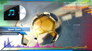 Sport News  Sport news background music theme  Royaltyfree music [upl. by Coppock]