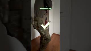 Open a Door in CQB military army airsoftshorts airsoftmilsim airsoftrifles [upl. by Attaynik]