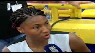 Riyadi v Homenetmen  Interview Angel Mccoughtry [upl. by Shaw]