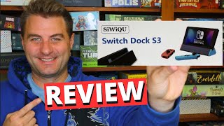 SIWIQU Switch Dock Review  A Great 3rd Party Switch Dock [upl. by Elyl]