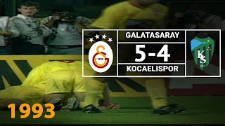 Nostalji Maçlar  19931994 Sezonu Galatasaray 5  4 Kocaelispor [upl. by Budge]