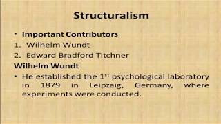 Structuralism School of Psychology  Wilhelm Wundt  English [upl. by Albrecht]