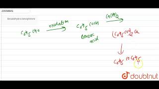 Benzaldehyde to benzophenone [upl. by Urdna]