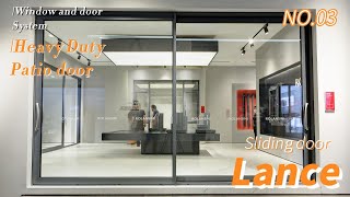 2 Large Glass Panels Lift and Slide Door  ROLANSINI LANCE [upl. by Araeic]