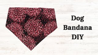 DIY Dog Bandana Tutorial [upl. by Elonore]