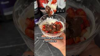 Doce saudável e proteico perderbarriga docefitness barriga [upl. by Adnawyek]