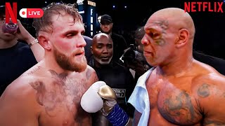 SHOCKING KNOCKOUT😨 Mike Tyson VS Jake Paul Full Fight HIGHLIGHTS  Netflix 2024 [upl. by Alica]