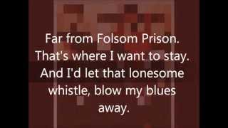 Folsom Prison Blues by Johnny Cash lyrics [upl. by Dag]