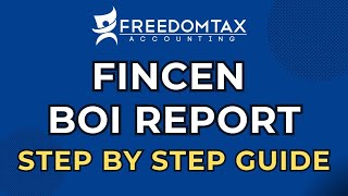 FINCEN BOI Report Step by Step Instructions Guide [upl. by Chiquia]