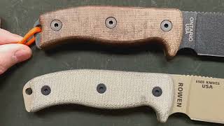 Ontario RAT7 vs ESEE6 Basic sizing differences [upl. by Yanetruoc]