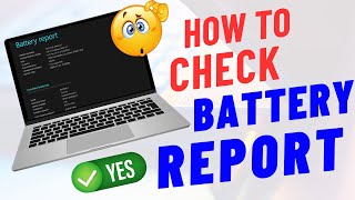 How to Check Battery Report amp other Details Easy  How to Check Battery Health in Laptop 2024 [upl. by Circosta8]