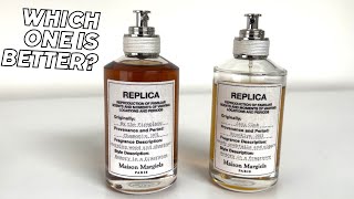 Maison Margiela Replica By the Fireplace VS Jazz Club  Fragrance Review [upl. by Thurston]