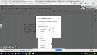 Översätt Google dokument [upl. by Eciram]