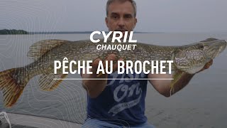 Les techniques de pêche de Cyril Chauquet  La pêche au brochet [upl. by Elleivad984]