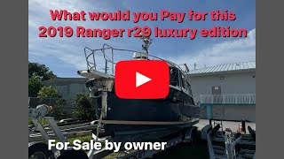 2019 RANGER TUG Luxury edition😉1000 Comments 911 what would you Pay For This Boat No Bull 💩 [upl. by Gnaoh]