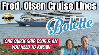 FRED OLSEN Bolette  Our quick SHIP TOUR amp all you need to know [upl. by Alyar521]