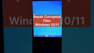 How to Fix Corrupted files on Windows 10 or 11 shorts ytshorts [upl. by Olinde]