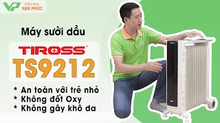 Sử dụng máy sưởi dầu Tiross TS9212 hiệu quả và an toàn [upl. by Artema]