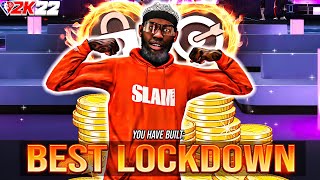 NEW BEST PERIMETER LOCKDOWN BUILD in NBA 2K22  BEST BADGES THE BEST SHOOTING LOCK BUILD NBA 2K22 [upl. by Mandych]