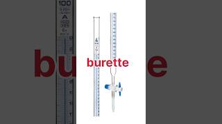 burette  why do we use burette in the lab sciencefieldsshorts chemistrylab experiments [upl. by Eidnew]