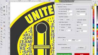 CorelDRAW tutorial color separations auto under base and choke with SimpleSeps [upl. by Acirretal]