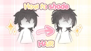 ✨Gacha hair shading tutorial  IbisPaint Only✨ [upl. by Epifano]