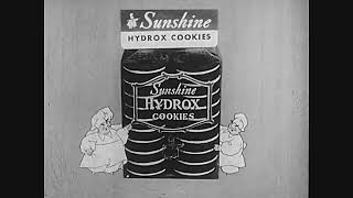 Sunshine Hydrox Cookies Commercial 1955 [upl. by Ambrogio]