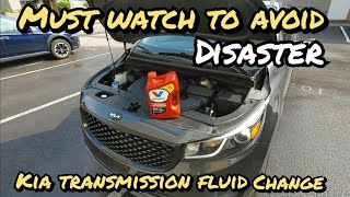 Kia Sedona  Sorento 33L 20152021 Transmission Fluid Change DIY [upl. by Eixid]